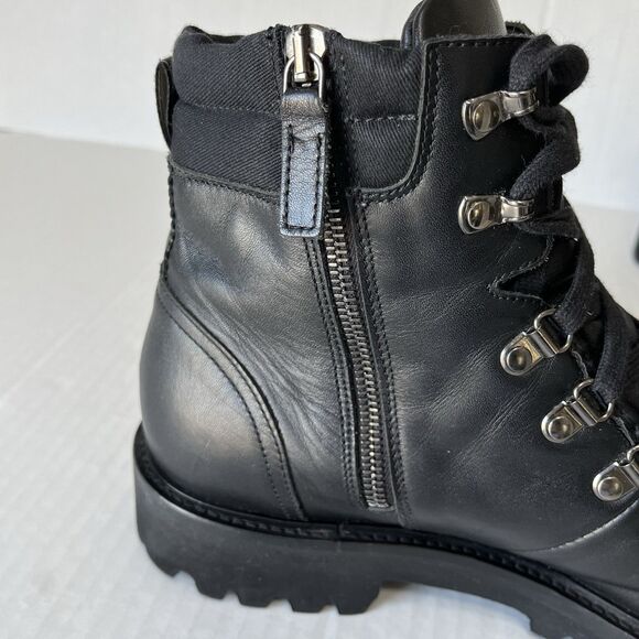 AQUATALIA MENS GUSTAVO ZIP COMBAT BOOTS MADE IN ITALY LEATHER ANKLE BOOTS 11.5 - Picture 12 of 16